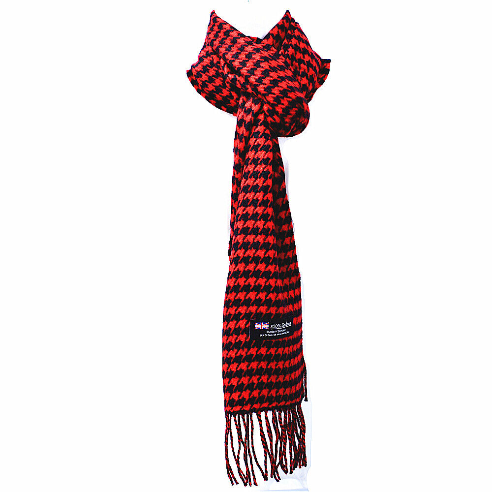 Winter Warm 100% Cashmere Plaid Scarf