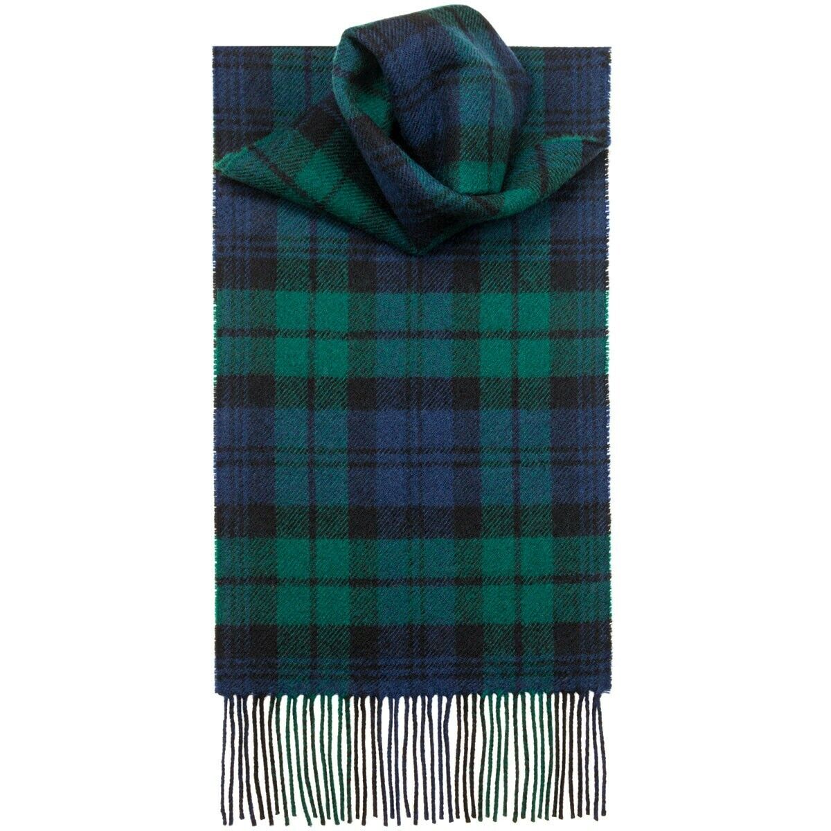 Winter Warm 100% Cashmere Plaid Scarf