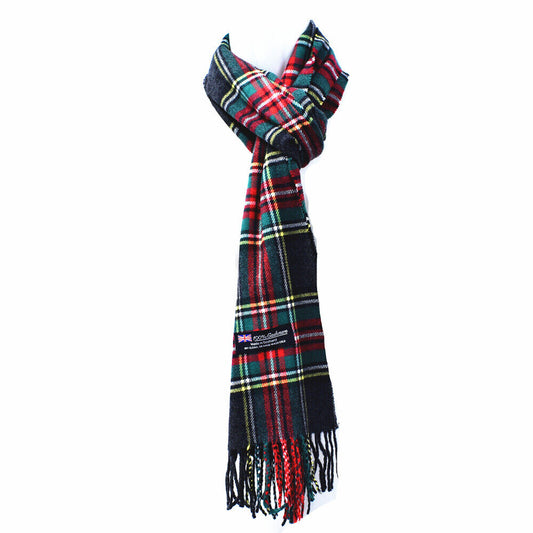 Winter Warm 100% Cashmere Plaid Scarf