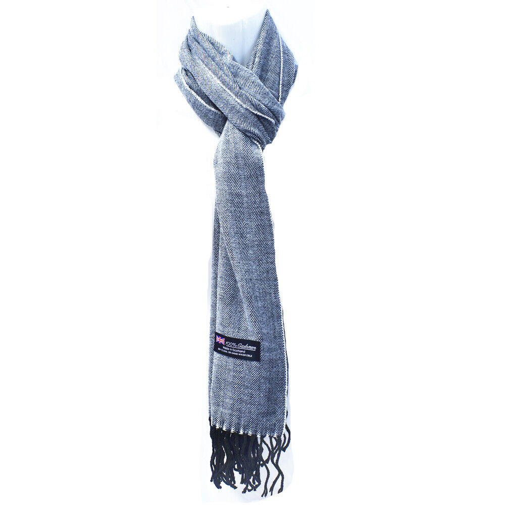 Winter Warm 100% Cashmere Plaid Scarf