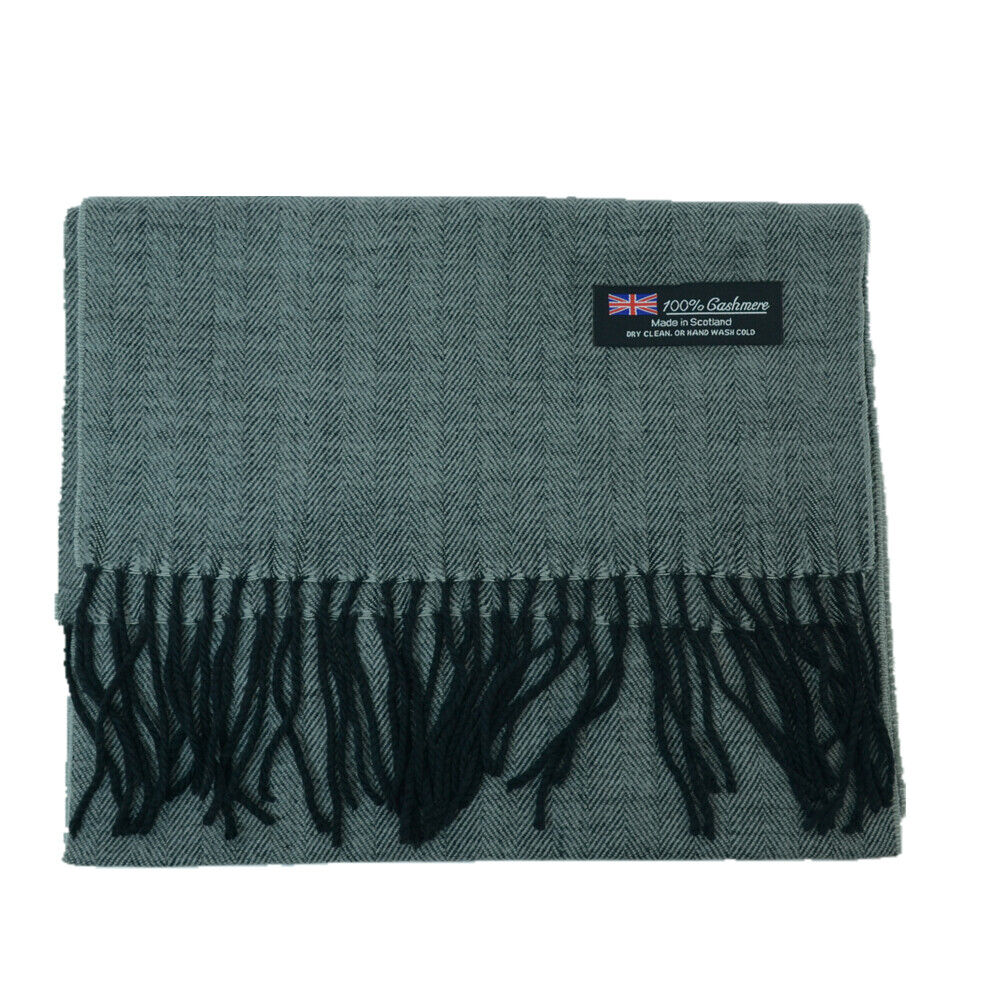 Winter Warm 100% Cashmere Plaid Scarf