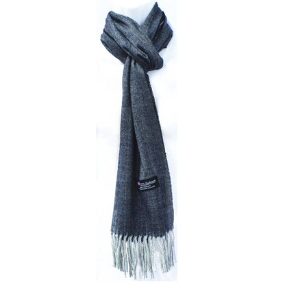 Winter Unisex 100% Cashmere Plaid Stripe Scarf