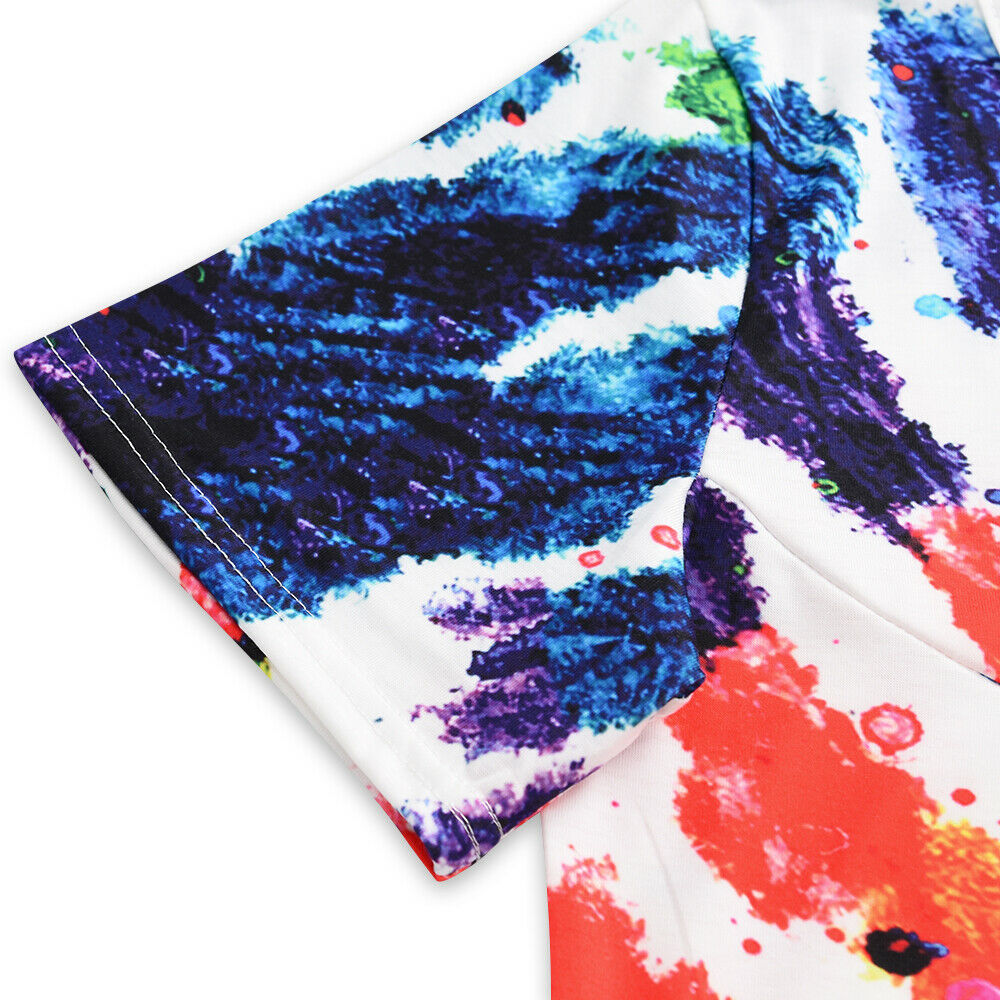 Summer Tie Dye Short Sleeve T-Shirt