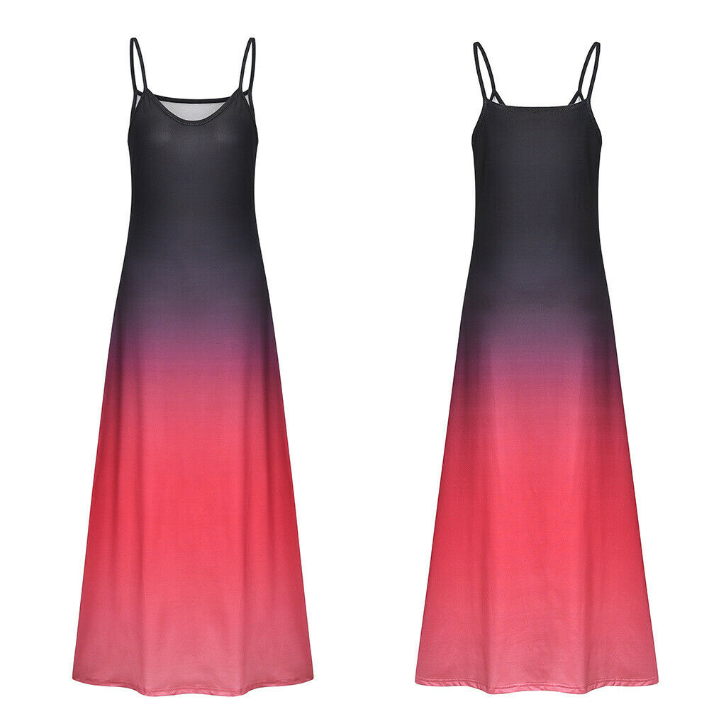 Loose Summer Beach Gradient Sundress