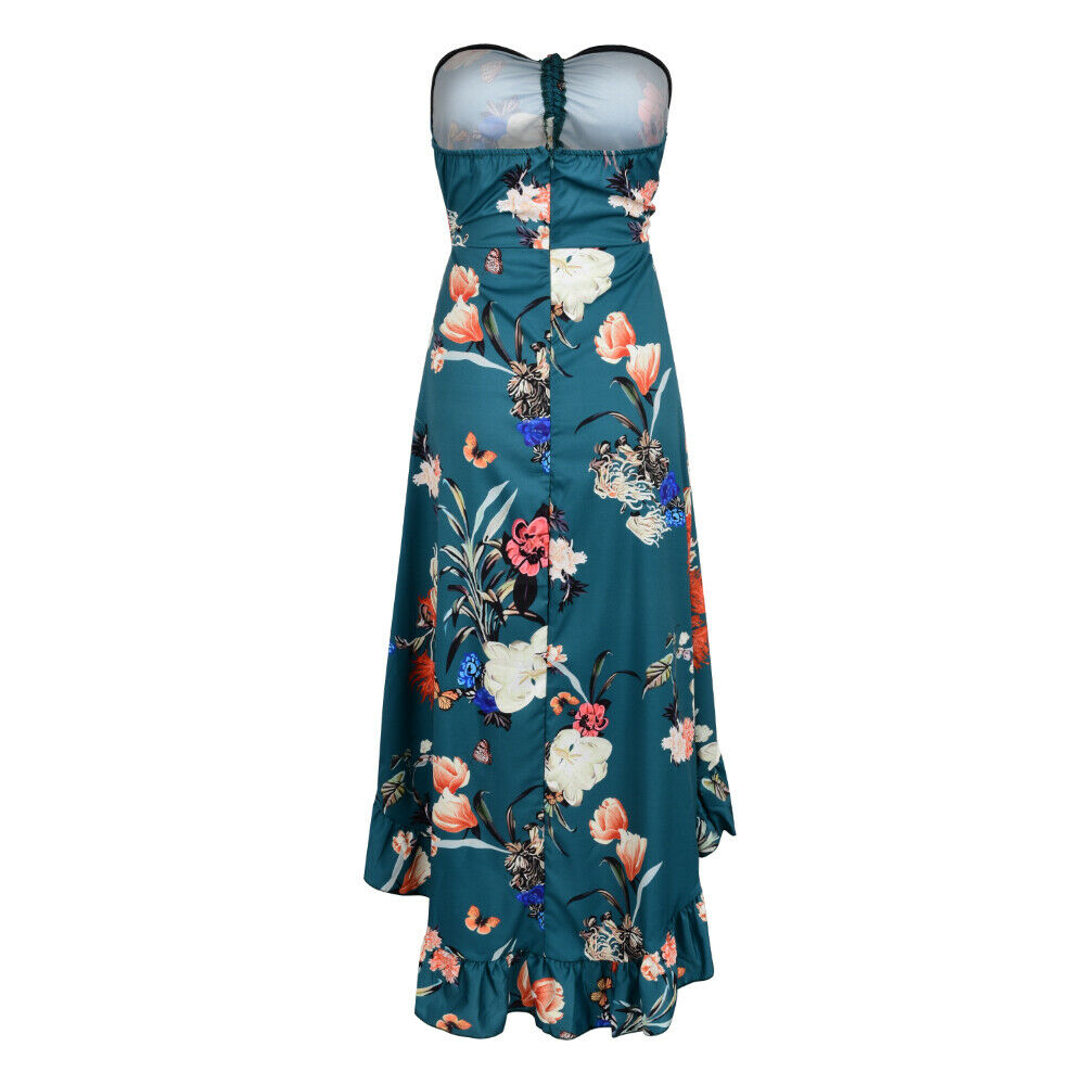 Summer Beach Holiday Floral Midi Dress