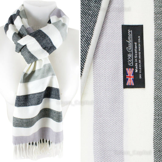 CASHMERE Scarf Scarves Plaid Wool