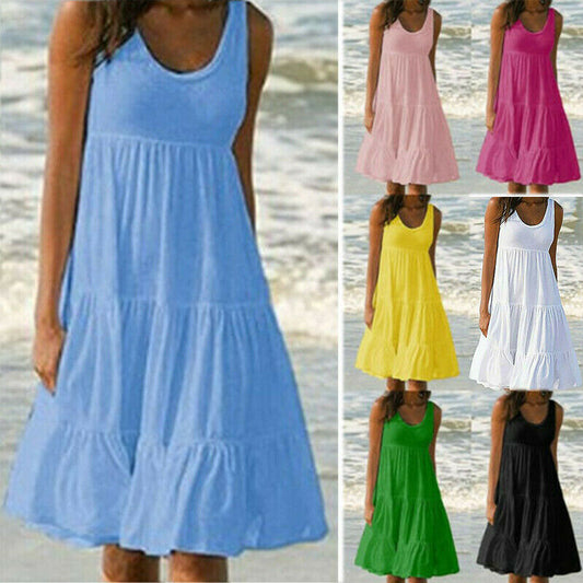 Casual Beach Tank Sundress