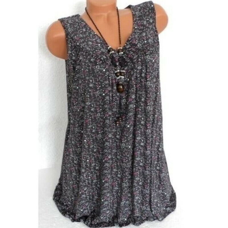 Loose Tunic Blouse Tank Top