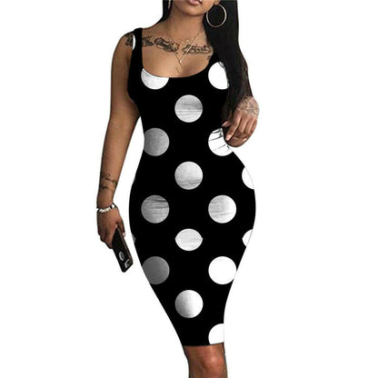 Women Print Bodycon Pencil Dress