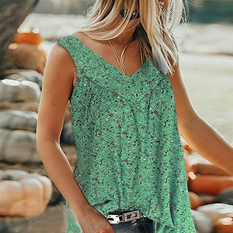 Loose Tunic Blouse Tank Top